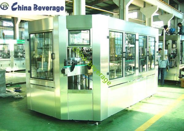 10000 BPH Glass Bottling Equipment Rinsing Filling Capping BRXGF 32-32-10