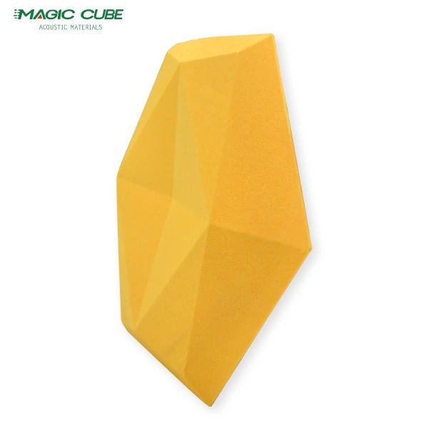 100% Polyester Fiber Acoustic Panel 1220x2440mm 9mm 1350gsm Sound Absorbing Wall Board for Courtroom Interior Decoration