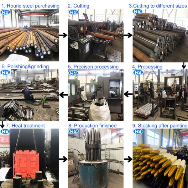 Зубило выключателя утеса шпинделей сверлильного станка 40-45t выключателя экскаватора 40CRMO 185mm гидравлическое