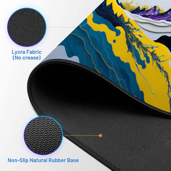 Personalized DIY Abstract Pad Mouse Custom for Home Office Gifts 400x900 Gaming Style