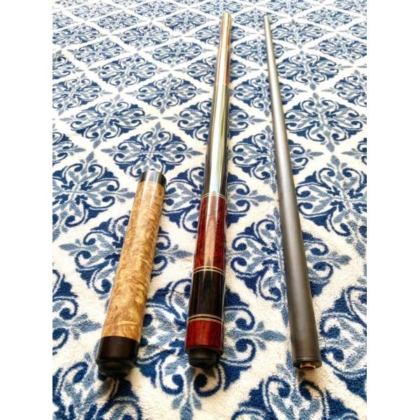 Plain UD Carbon Fiber Pro Taper Snooker Cue Golf Shaft Tube for Low Deflection Cues