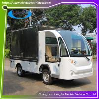 Type de fret Aéroport batterie alimentée 2 sièges Chariot de bagages électrique Voiture de marchandises Pour l'envoi de nourriture