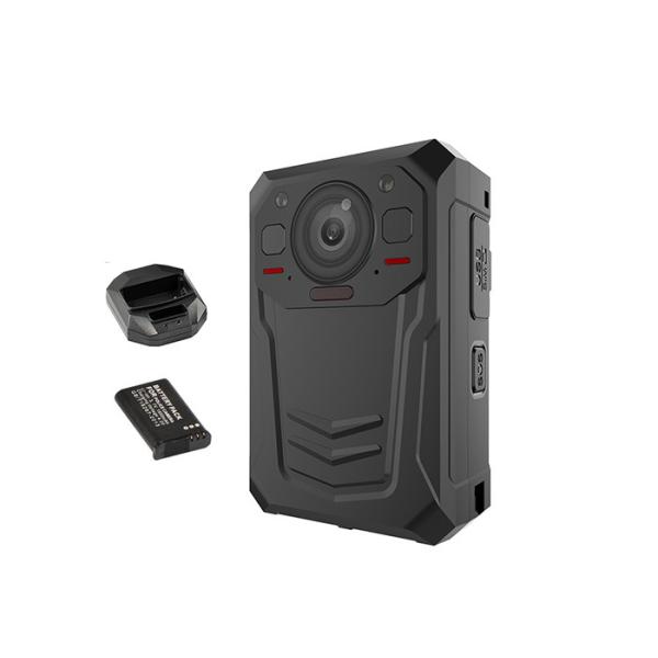 Caméra vidéo usée de la détection IP68 H.265 de corps facial de police