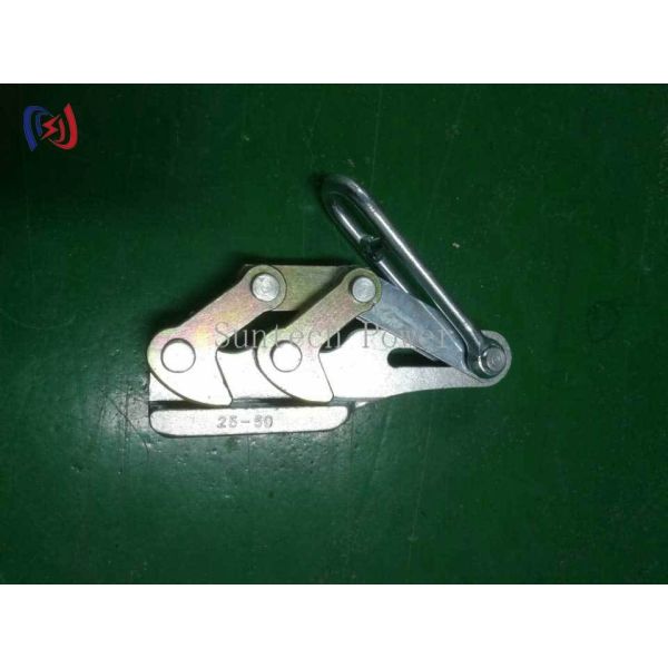 Mechanical Stay Wire Come Along Clamp with Twin Cam Jaw Locking for GJ25-120 Steel Strand and 10-30KN Rated Load