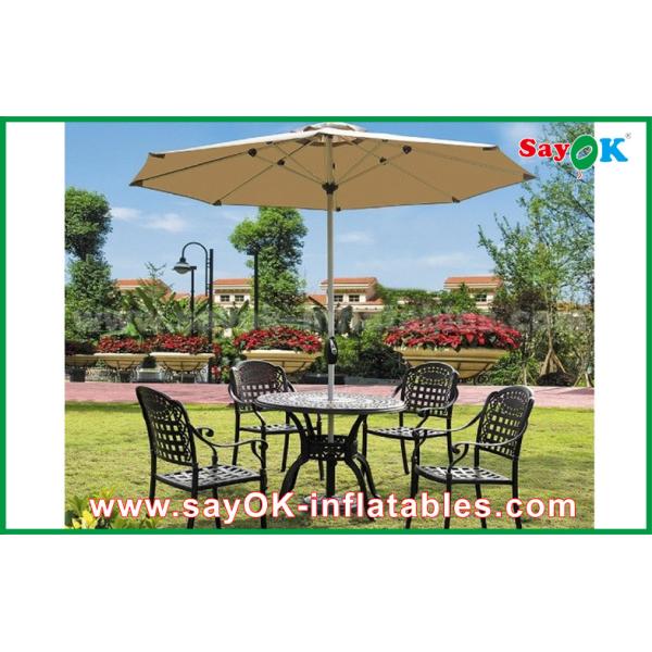Haga estallar encima del material de nylon voladizo del paraguas 190T del patio de Sun del jardín al aire libre de la playa de la tienda de la playa