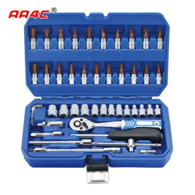 Ferramentas A1-X04602 da bancada das ferramentas da mão do hardware da prateleira do jogo de ferramentas da reparação de automóveis de AA4C 46pcs