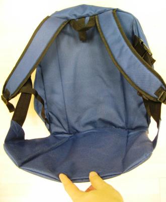 600D oxford stadium seat cushion with back-pack design