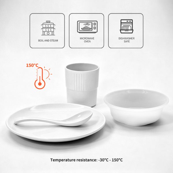 The All-Round 4-Piece Commercial Dinnerware Set
