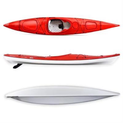 New Design OEM/ODM 14' GT ABS Thermoformed Light Weight Ocean Touring One Person Sit In Kayak canoe with skeg