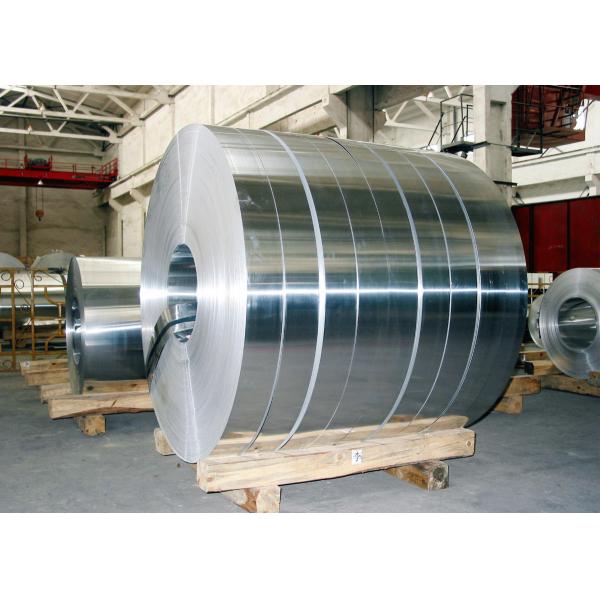 Narrow Aluminium Strips For Radiator , Aluminium Sheet Coil Silver Color