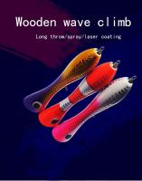 3 cores 20cm/120g Laser Coating Madeira isco Treble Ganchos Largemouth Bass Snakehead Popper Madeira isco de pesca