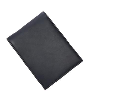 Black Stylish Leather Wallet With Credit Card Holder And Money Clip Purse