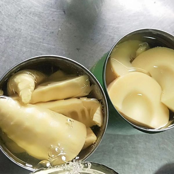 Hot Wholesale Chinese Fine Quality Freshly Slender Pickled Canned Bamboo Shoots Cut Into Halves
