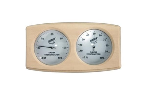 Double table Sauna Wooden Thermo Hygrometer Steam Sauna Heater Accessories