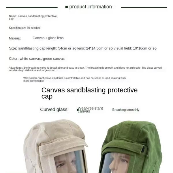 Шлифовальная шапка промышленная пылевая полировка краски холст пылевая шапка всеобъемлющая крышка защитная крышка защита труда