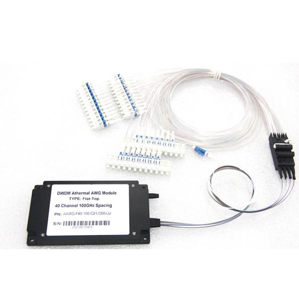 40CH 48CH 100G AAWG Athermal AWG Module DWDM Mux Demux Flat Top Gaussian