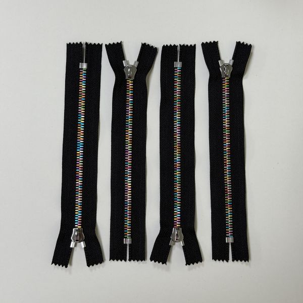 Trendy Smooth Aluminum Zipper #5 Multi Color Corn Teeth Zipper