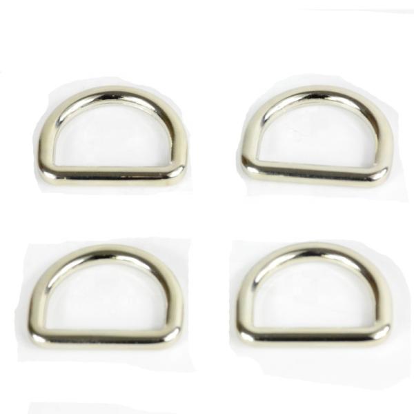 30-Day Refund Policy 25mm Welded Zinc Alloy D Ring Metal D-Ring Buckle for Handbag
