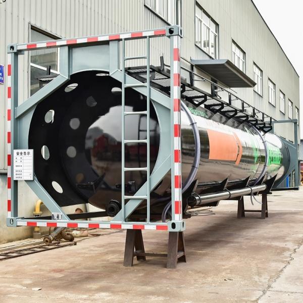 High Capacity ISO Tank Container Standard 30000 Liters 40ft Oil Fuel Truck Tank