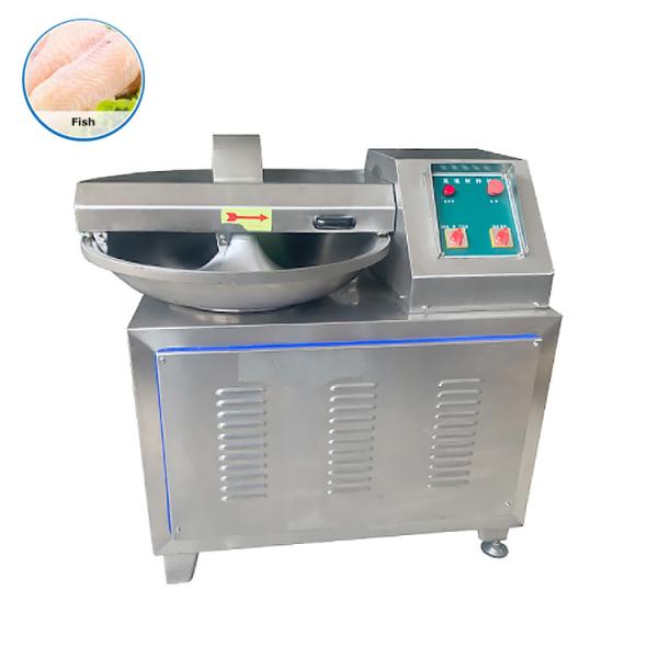 Industrial meat bowl cutter meat bowl cutter 500kg electric sausage meat cutter bowl chopping machine