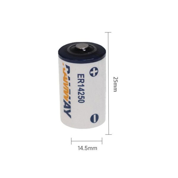 ER14250 RAMWAY Pouch Lithium-Ion Semi-solid State GPS Locator Battery 3.6V 1200mAh -60~85 Operating Temperature 14.5x25mm Large