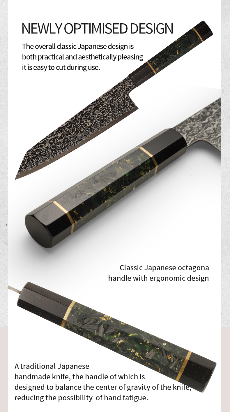 Longyichang N690 Powder Steel Gyuto Knife Hand‑Forged Japanese Chef’s Knife for Modern Kitchen