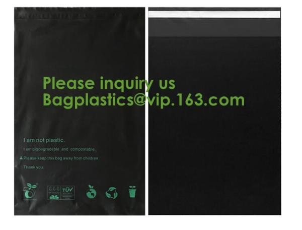 Green Starch Mailer Biodegradable Compostable Plastic Shipping Packaging Apparels Mailing Garment Pack Bags