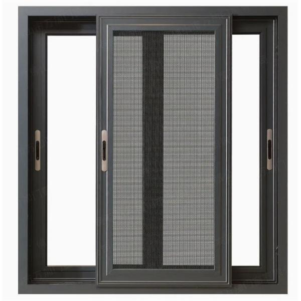 Aluminum Soundproof Sliding Windows with Triplex Glass Upgrade