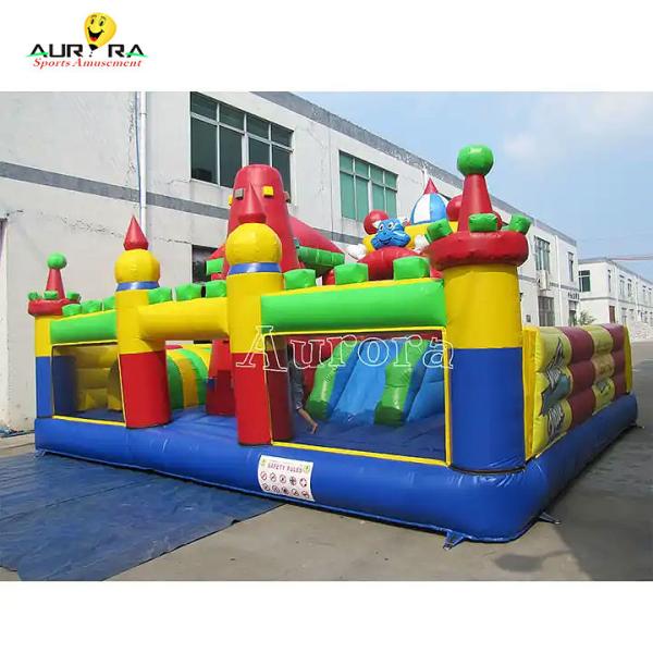 Amusement Park Inflatable Jumping Castle Indoor Outdoor Bounce House CE EN14960