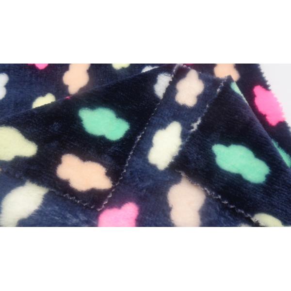 Скрепленная фланель связала 100% полиэстер 260 GSM 150Dx150D ткани Flannelette