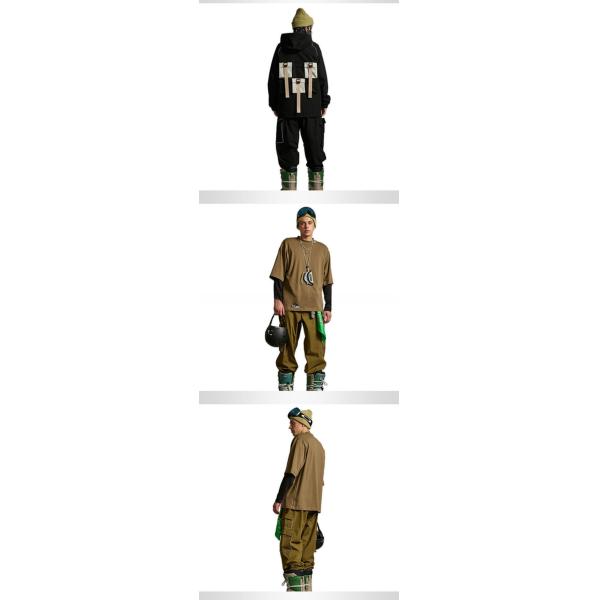 Waterproof 10 Material Technology Durable Breathable Snowboarding Pants for Skiing
