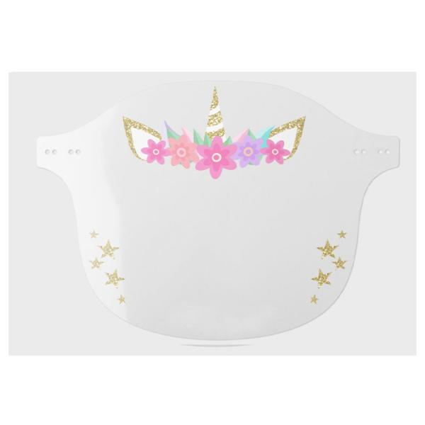 Fashion Party Cute Kids Plastic Face Shield Child'S Face Shield For 2 3 Year Old