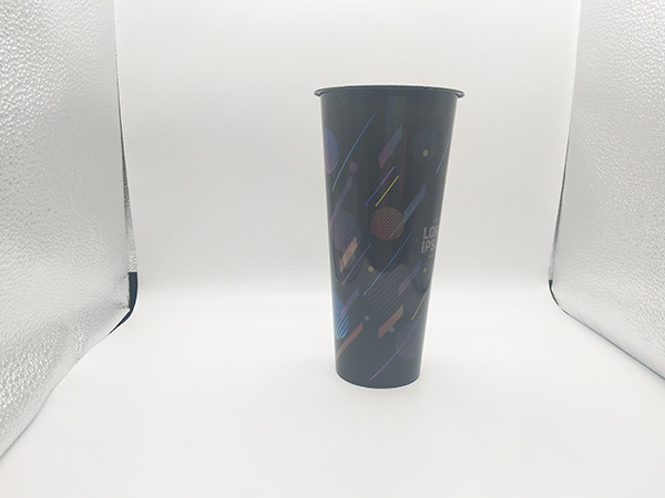 Promotional Plastic Coffee Cups Dia 90*Height 177mm Size UV Printing