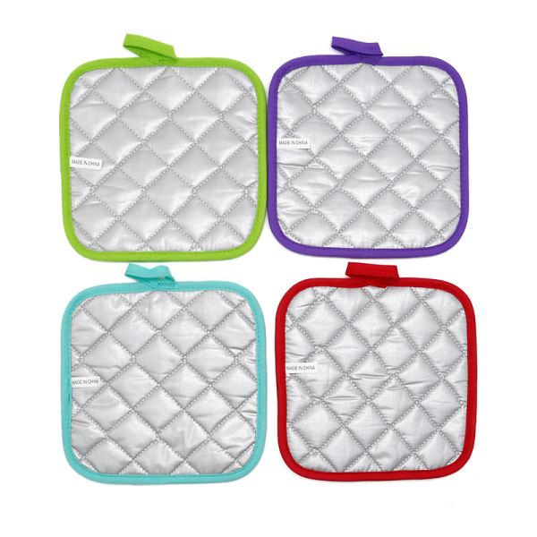 Personalized Eco-Friendly Insulated Polyester Colored Sublimation Pot Holder Heat Resistant Mat Blanks