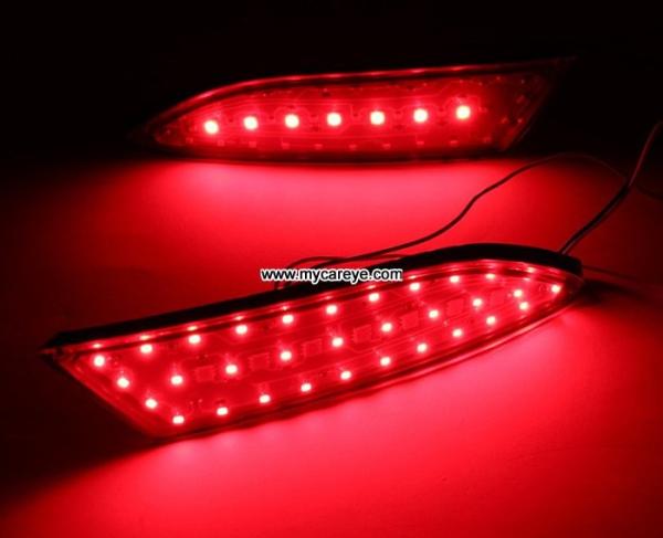 Ford Focus LED Bumper lamp Reflectors taillight brake Backup Lights Reversing light