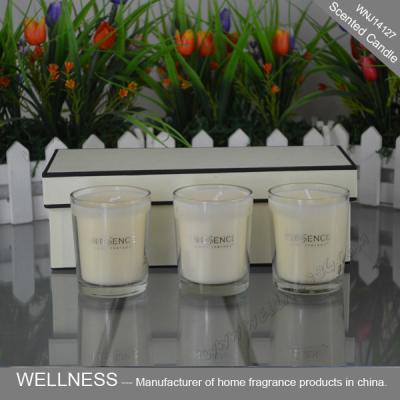 Home Decor Scented Soy Wax Candle With Amber / Sage And Citrus Fragrance