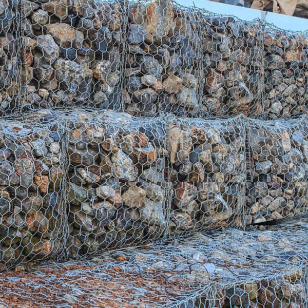 Gabion Slope Protection Stone Cage Net Galvanized Retaining Wall Gabion Mesh