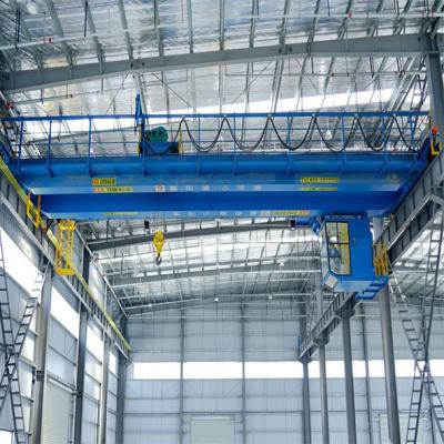 A3 A5 New Chinese Style Double Beam Bridge Crane With Hook 5 Ton 10 Ton 20 Ton
