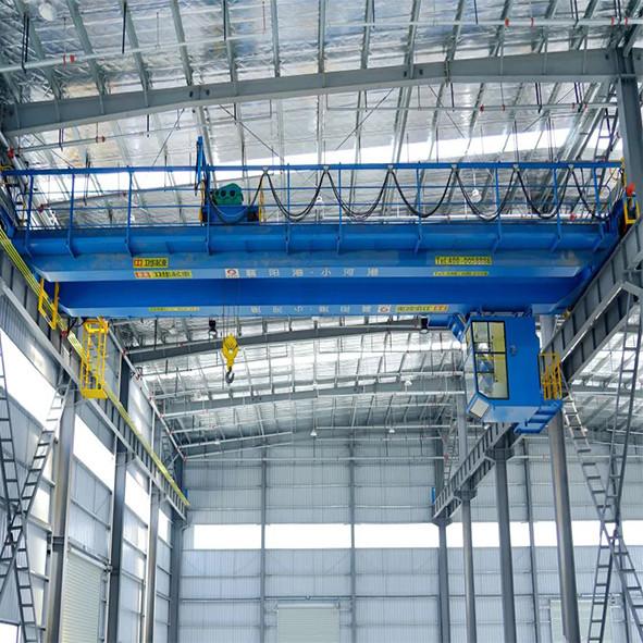 A3 A5 New Chinese Style Double Beam Bridge Crane With Hook 5 Ton 10 Ton 20 Ton