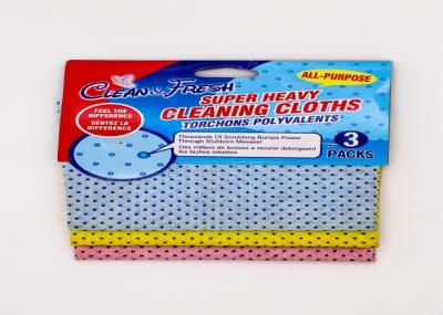 Disposable 50gsm Kitchen Wipes Non Woven Fabric Perforated Roll Cleaning Cloth