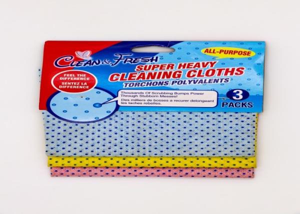 Disposable 50gsm Kitchen Wipes Non Woven Fabric Perforated Roll Cleaning Cloth