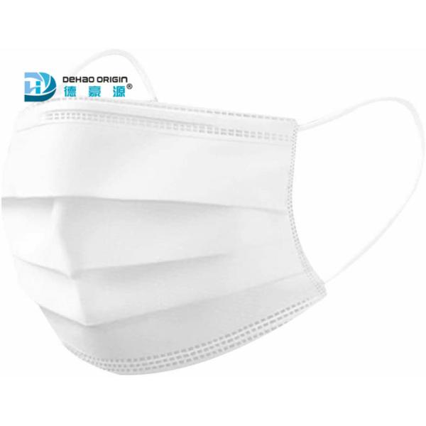 Adult White 3 Ply Dust Proof Face Mask Antiviral Medical Protective Face Masks