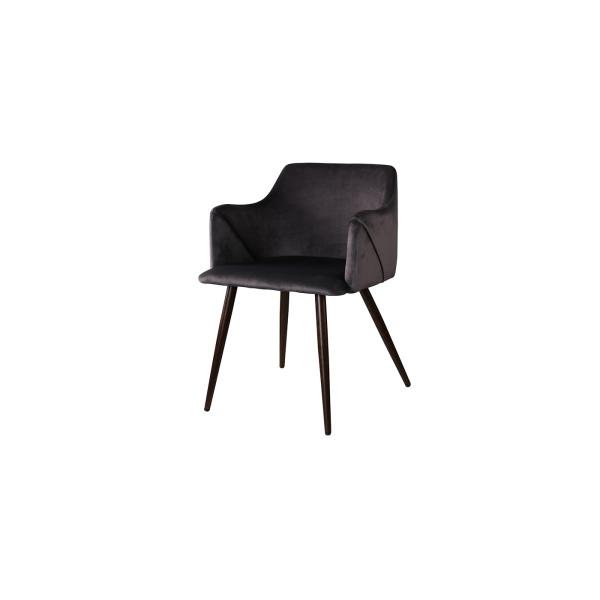 Luxury Modern Living Room 0.21CBM 14.5KGS Metal Velvet Chair