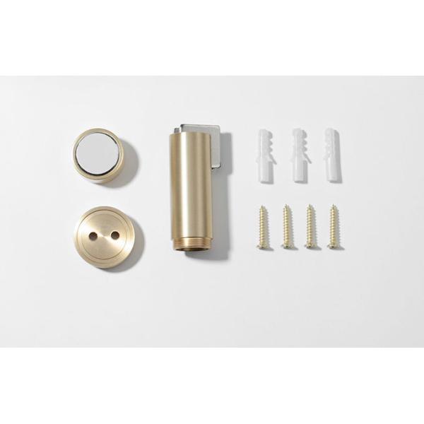 Pure Brass Non Perforated Anti Collision Door Stop , Bathroom Door Stopper Gate Resistor