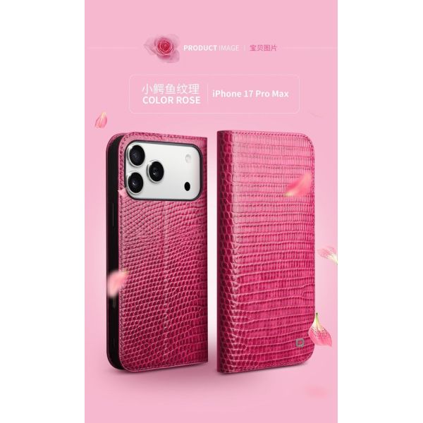 Suitable For Apple IPhone 17 Pro Max Mobile Phone Case Genuine Leather Air Flip Cover Anti-Fall Protective Cover Card