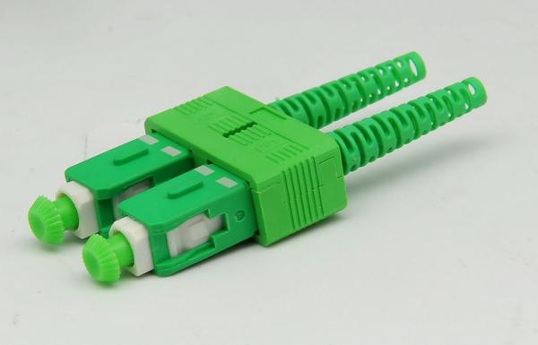 Fiber Optical Duplex Sc Connector 2.0mm Ceramic Sleeve For Patch Cords