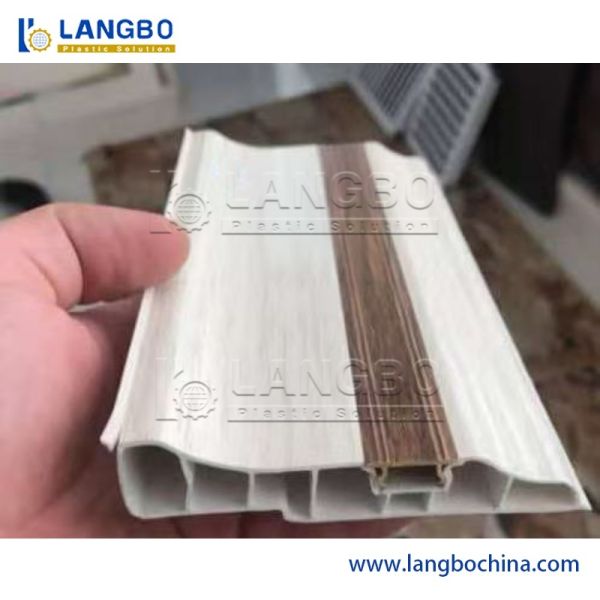 PVC Skirting Board with hollow and solid structures for residential interiors