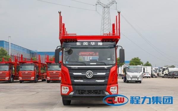 Dongfeng 4X2 One Drive Five Car Carrier Flatbed Wrecker Towing Truck