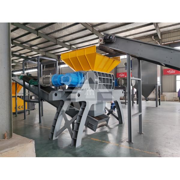 Car Bumper Metal Scrap Shredder Tyre Dual Shaft Shredder Machine