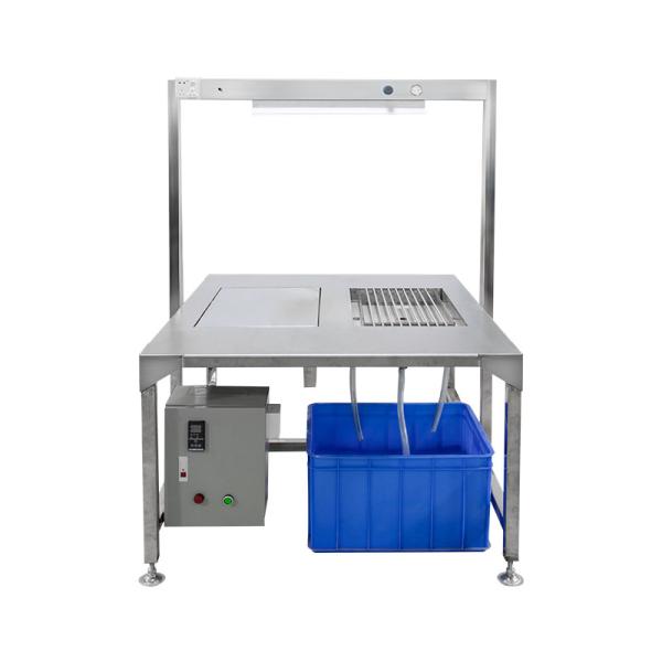 Máquina de cozimento de borracha de aço inoxidável distribuição manual mesa de cozimento de silicone molde